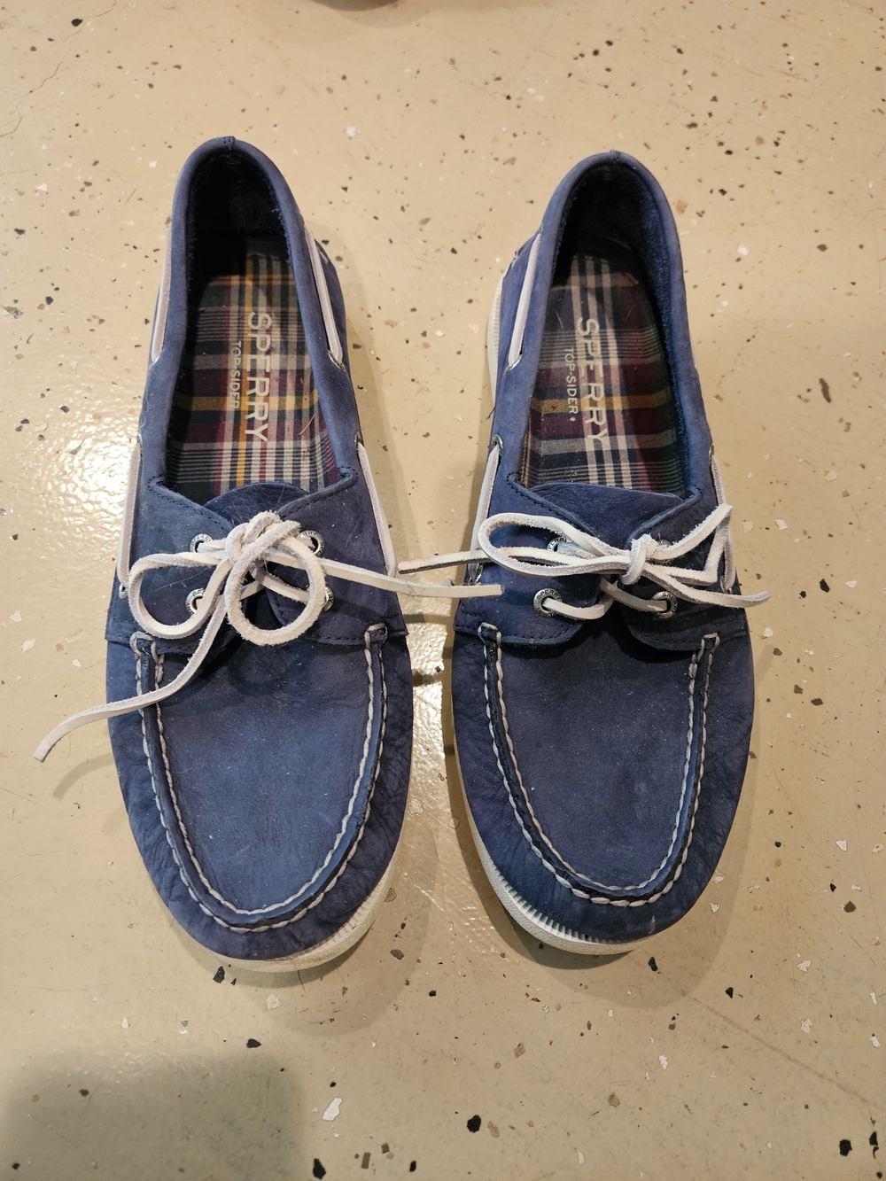 Sperry Blue Suede Men’s Boat Shoes